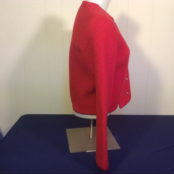 Vintage Geiger Austria women’s Cropped Wool Jacket size 40 made in Austria - Picture 4 of 12